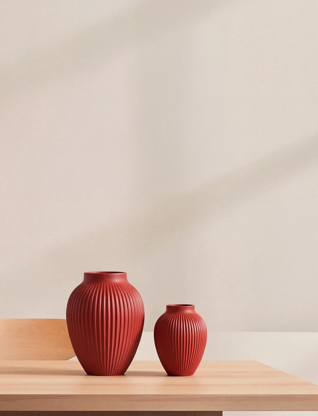 Knabstrup vasi cherry red 25cm