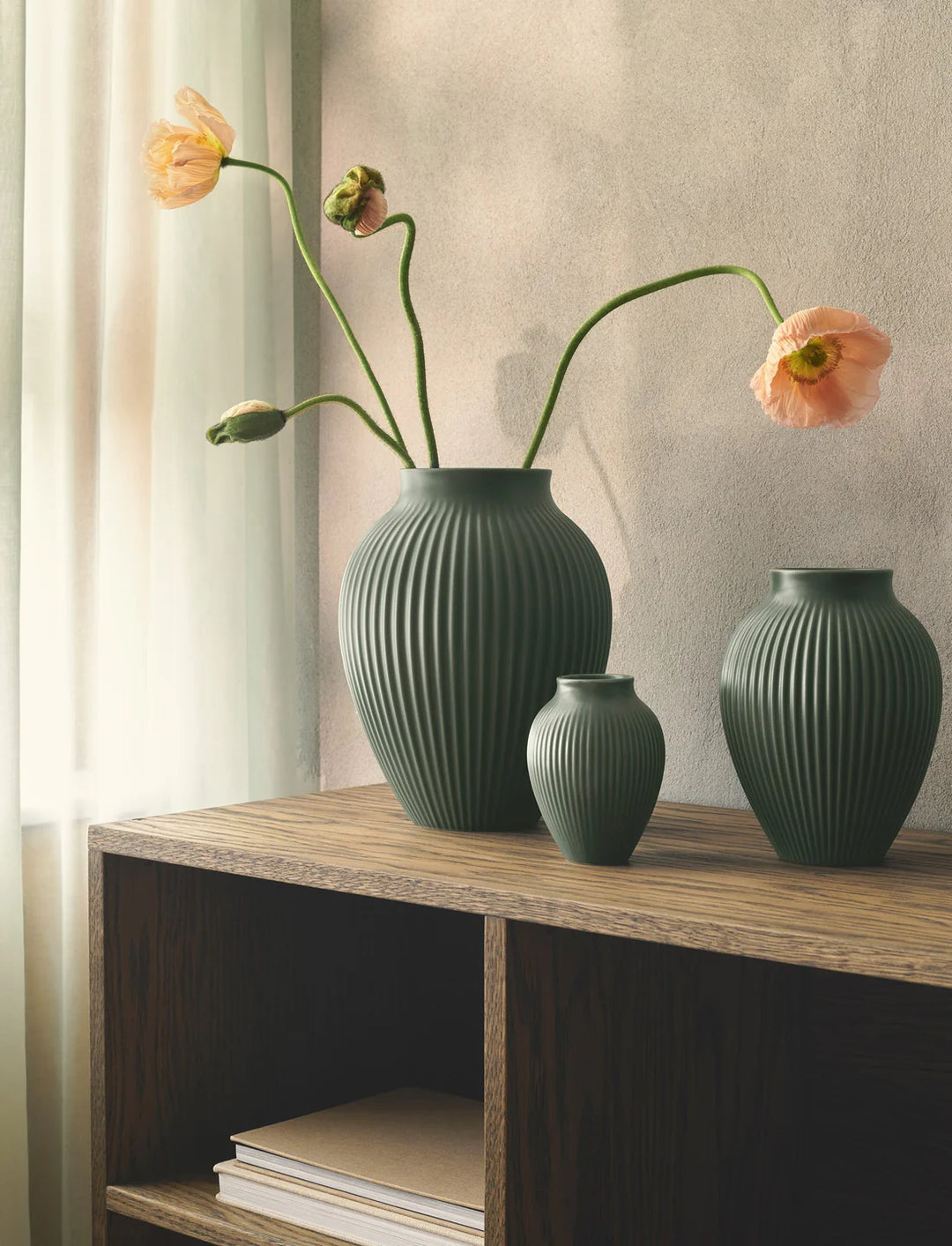 Knabstrup vasi mat celadon green 20cm