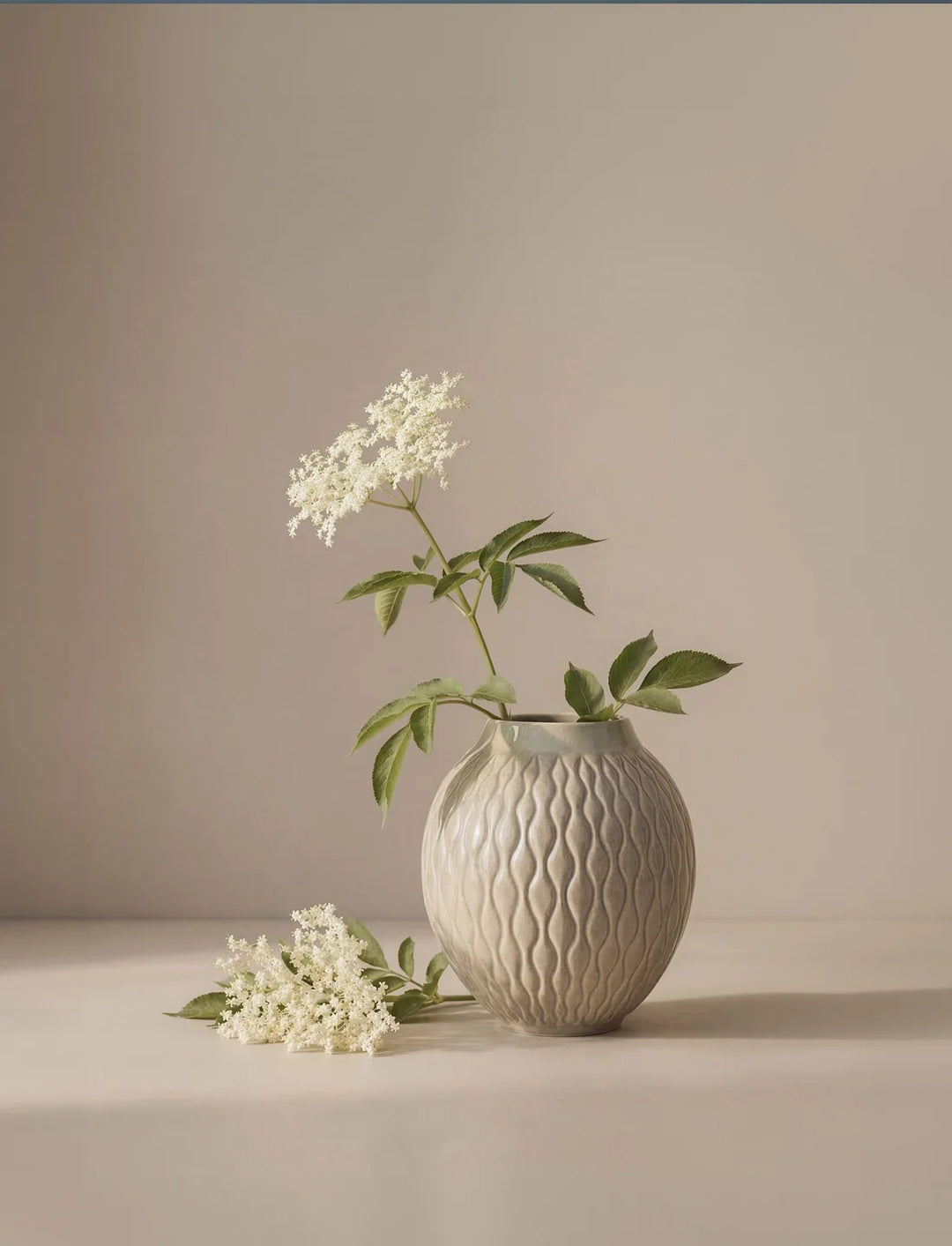 Knabstrup Solum vasi 24cm ash