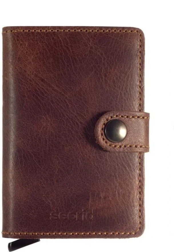 Secrid korthaldari Vintage brown