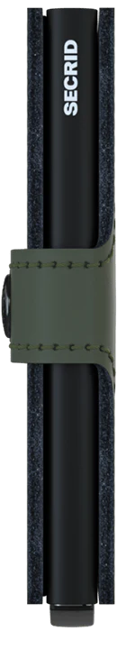 Secrid korthaldari matte green-black