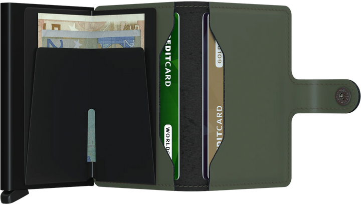 Secrid korthaldari matte green-black