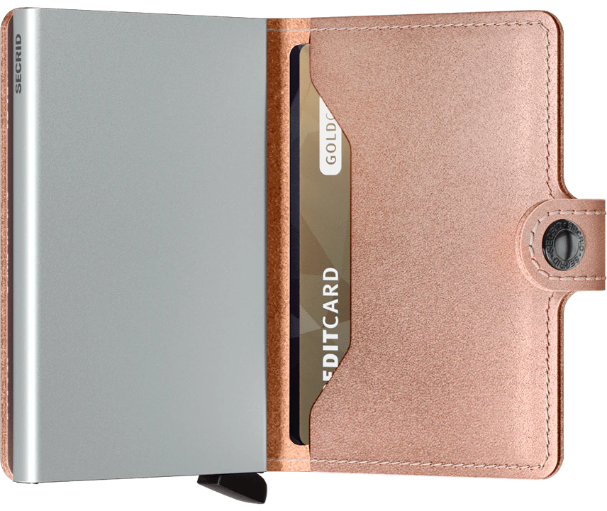 Secrid Miniwallet metallic rose