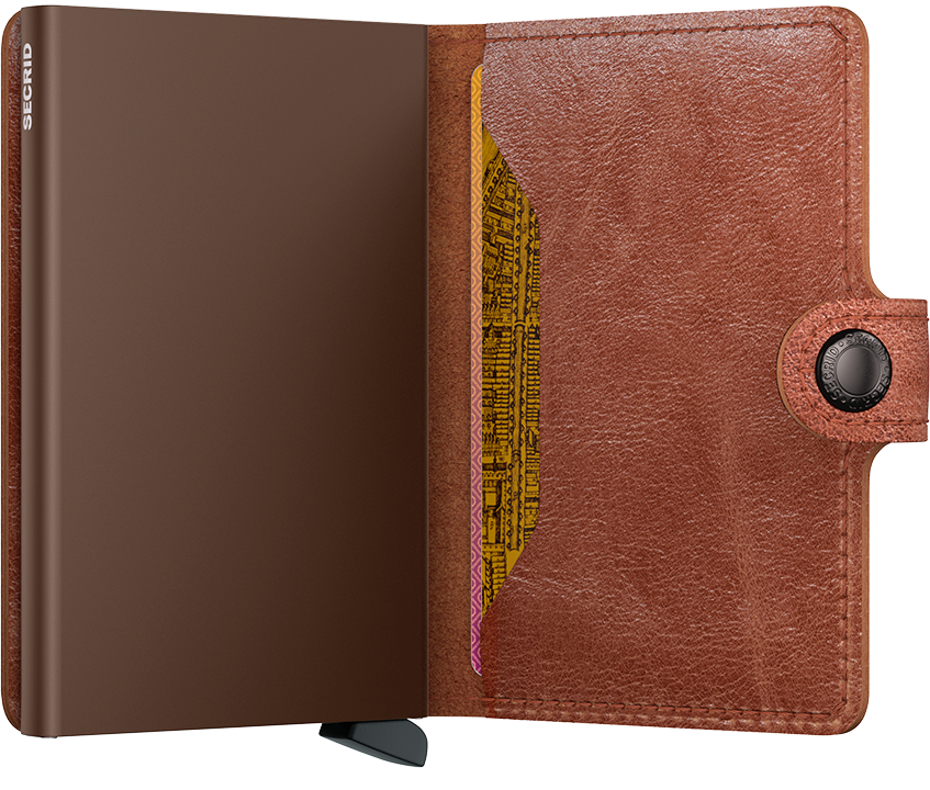 Secrid korthaldari vintage cognac brown