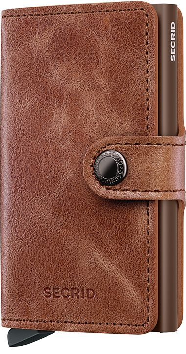 Secrid korthaldari vintage cognac brown