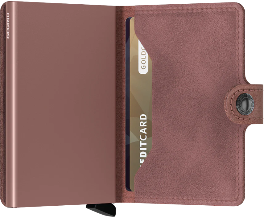 Secrid korthaldari vintage mauve