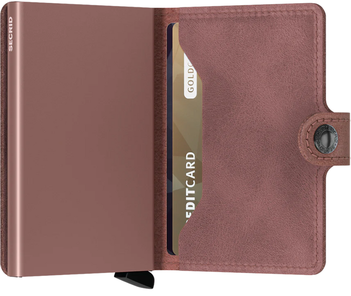 Secrid korthaldari vintage mauve
