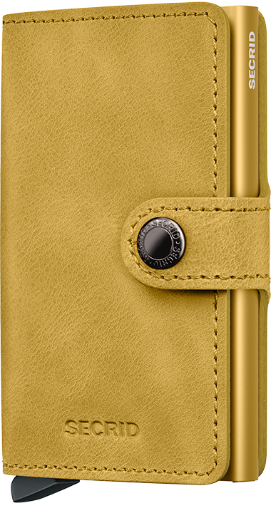 Secrid korthaldari vintage yellow