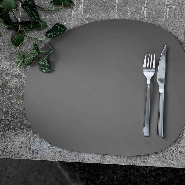Raw dekkserviettur grey