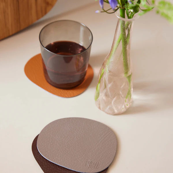 Raw borðskanari 6 stk cinnamon brown