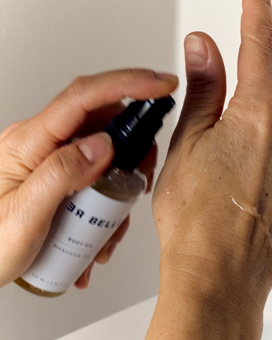 Rebelle body oil mandarin tea