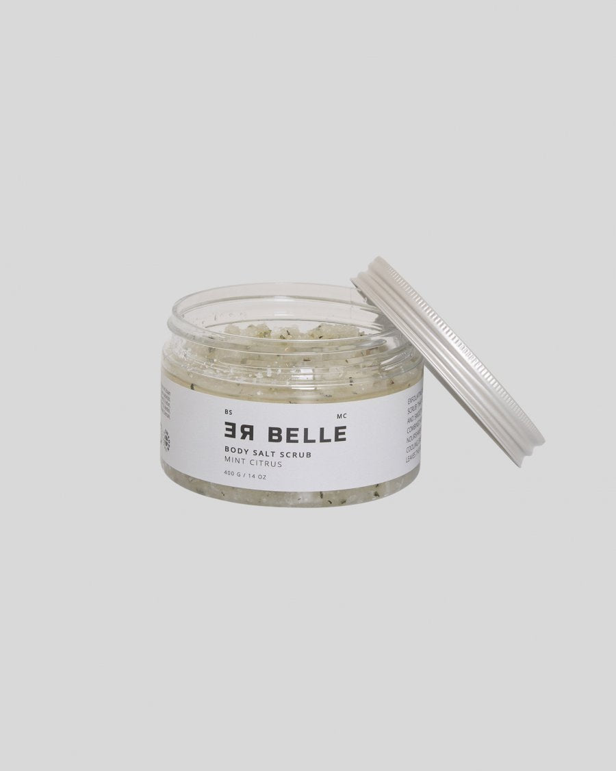 Rebelle body salt scrub mint