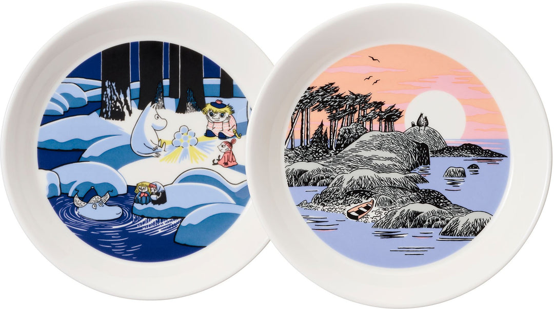 Mumi tallerkur Snowlant og Moomins 2023 1stk