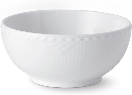 Royal Copenhagen Hvid Halvblonde skál 15cm