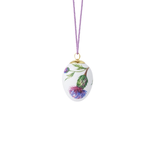 Royal Copenhagen egg 2026 thistle large flower 6cm