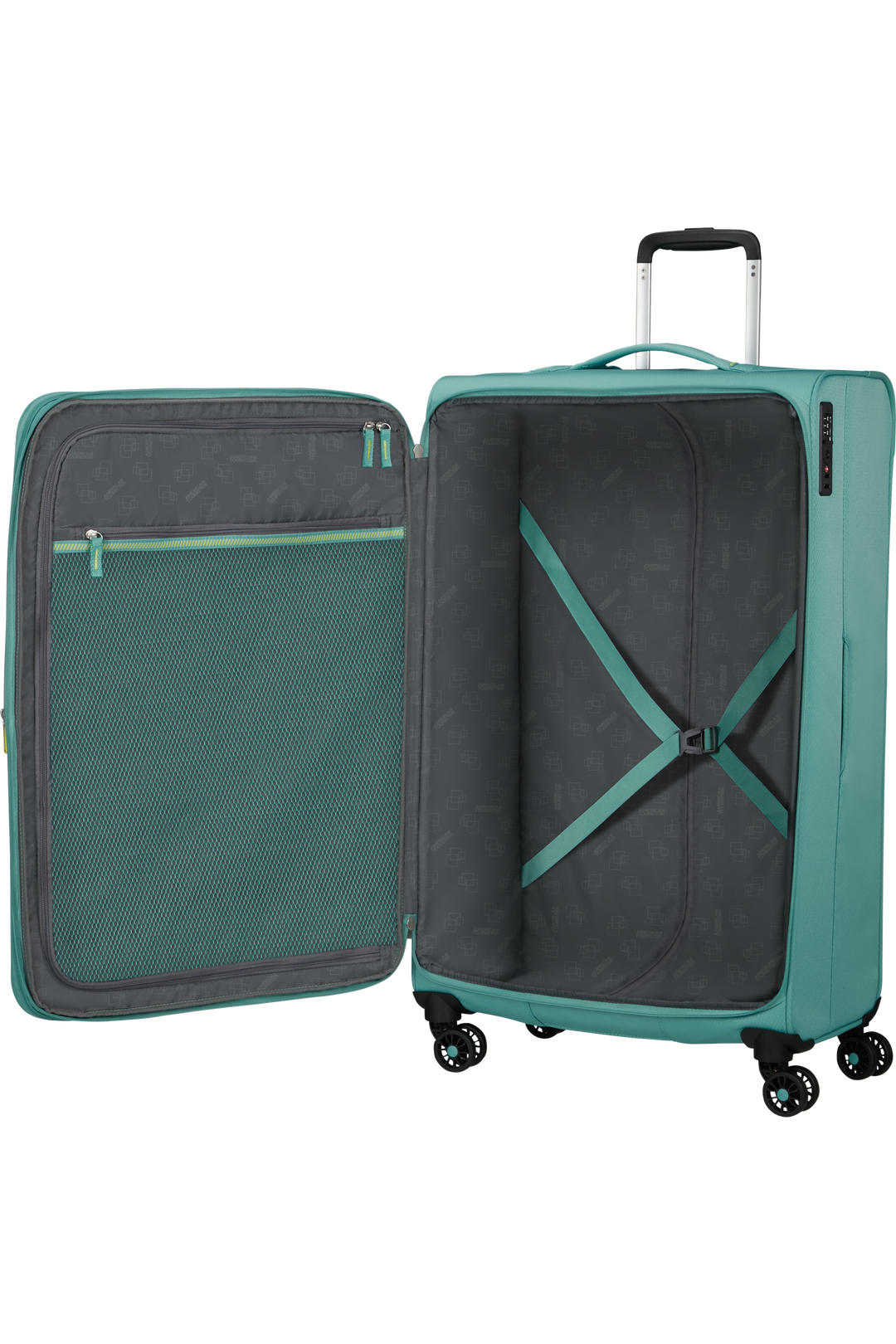 Samsonite Aerospin kuffert L dusty turquoise