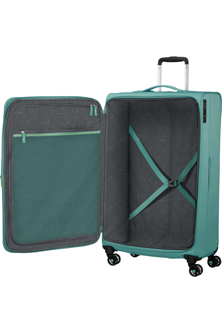 Samsonite Aerospin kuffert L dusty turquoise