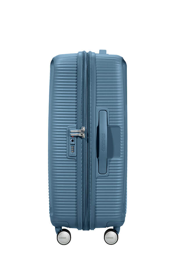American Tourister Soundbox kuffert 67cm stone blue