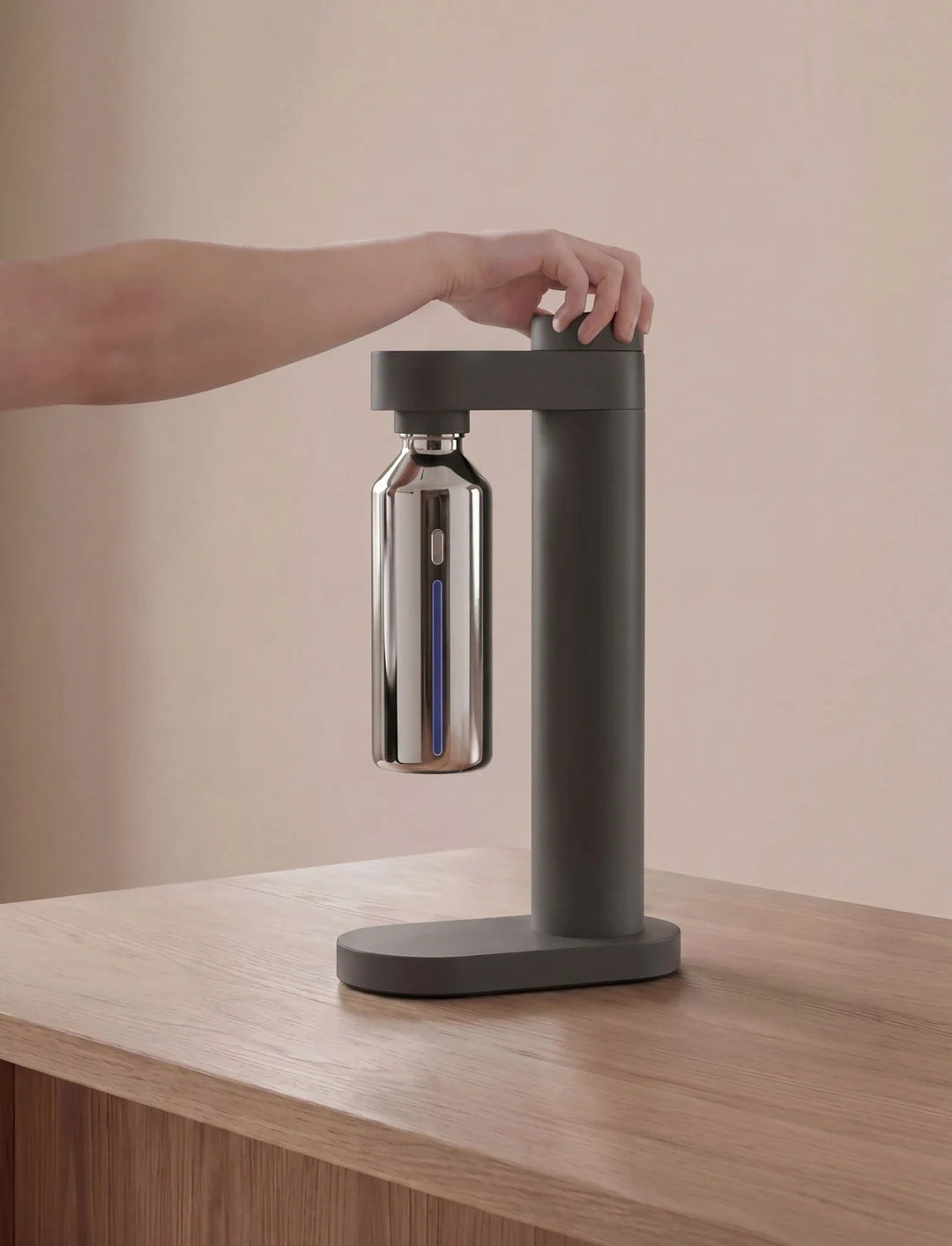 Stelton fløska til brúsmaskinu 0,8ltr stál