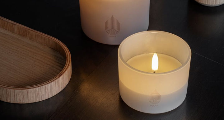 Uyuni Glass Candle Vanilla 2 stk.