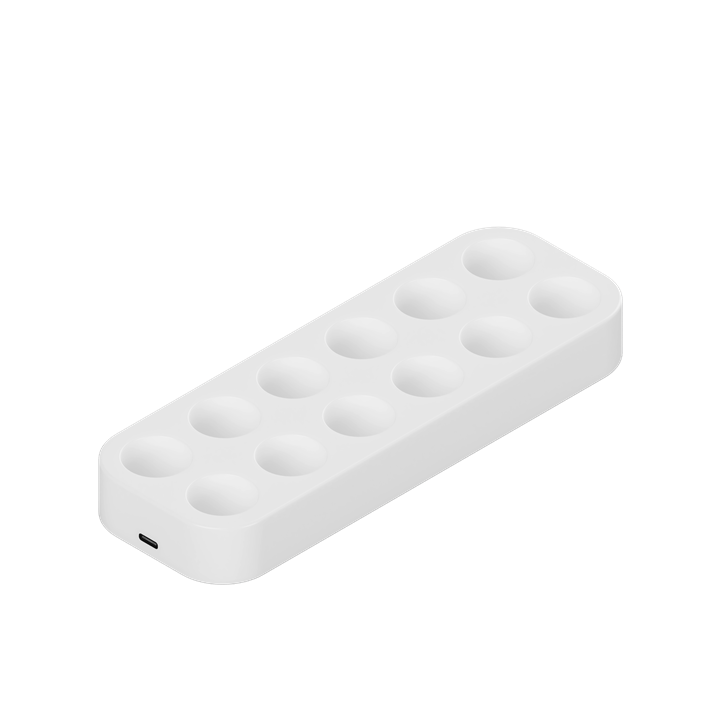 Uyini løðistøð, USB-C, Hvítt, 8,5x6,5cm
