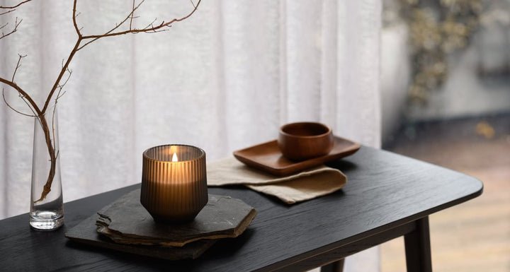 Uyuni Scented Wax Candle Smoke 8,5 x 9,5