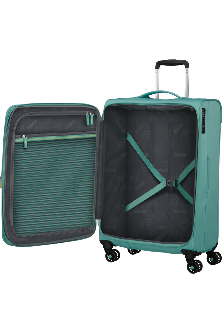 Samsonite Aerospin kuffert M dusty turquoise