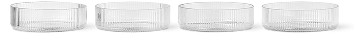 Ferm Ripple serveringsskálir 4 stk