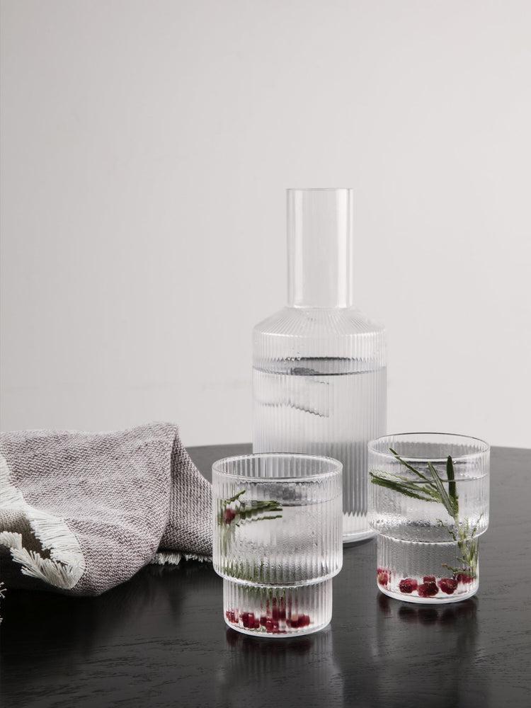 Ferm ripple gløs sett 4 stk