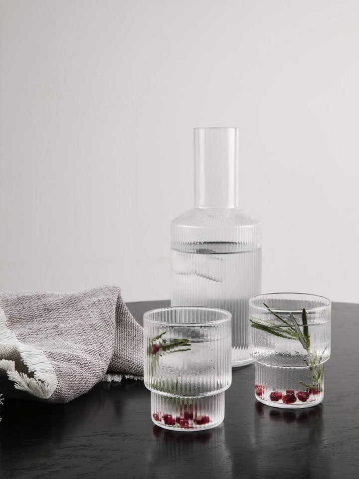 Ferm ripple gløs sett 4 stk