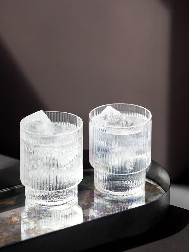 Ferm ripple gløs sett 4 stk