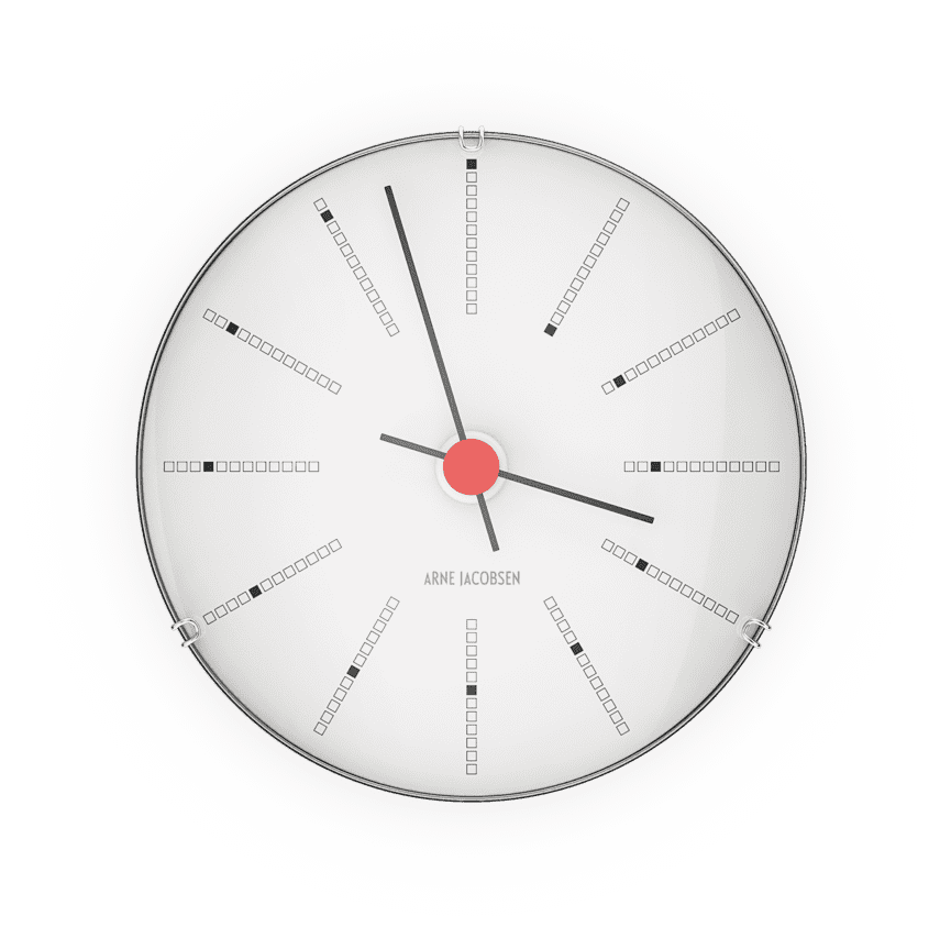 Arne Jacobsen Bankers klokka 12cm