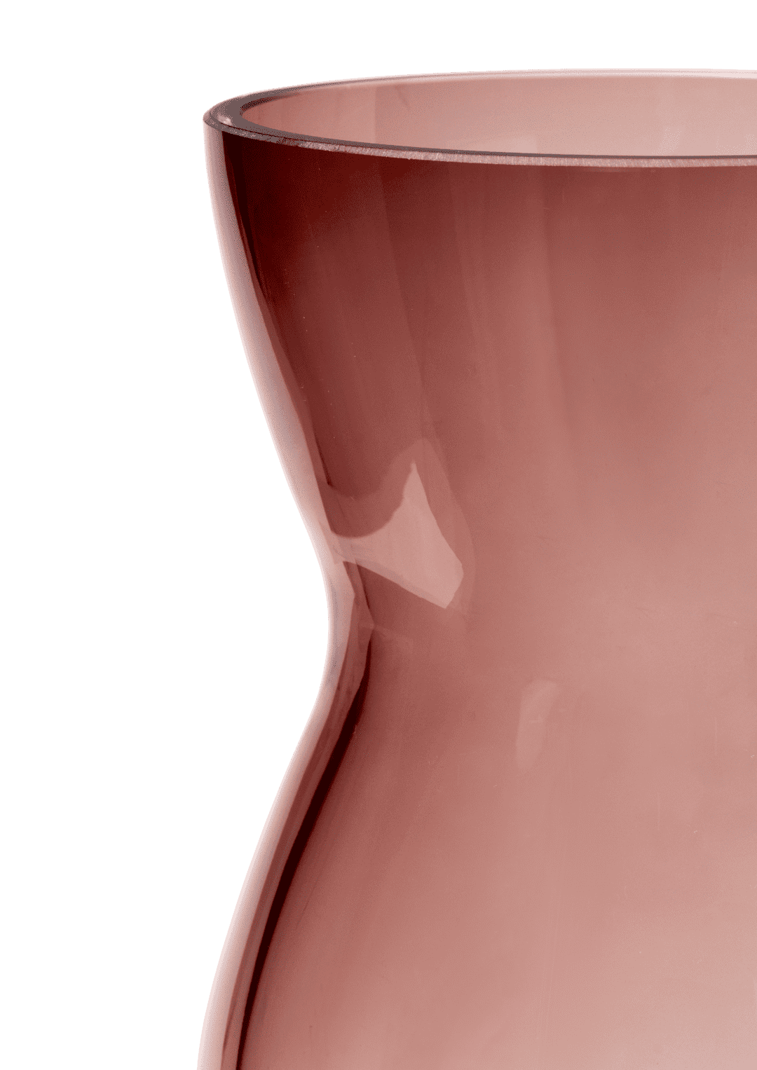 Holmegaard Calabas vasi 21 cm burgundy