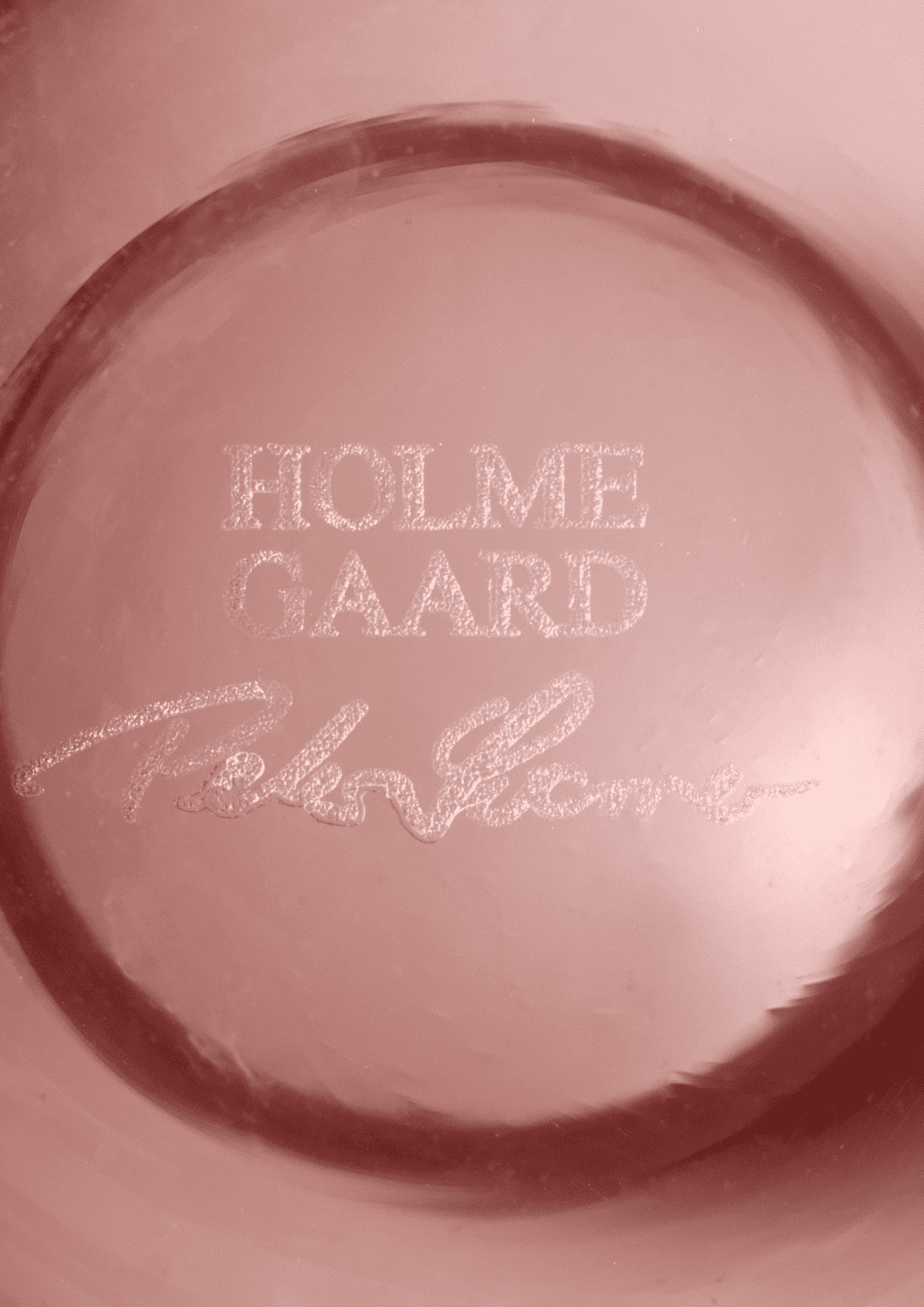 Holmegaard Calabas vasi 21 cm burgundy