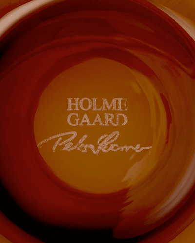 Holmegaard Calabas Vasi 21cm Burgundy/Amber