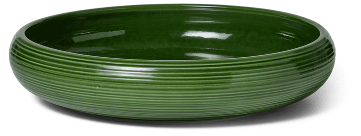 Kahler skál 34cm grøn