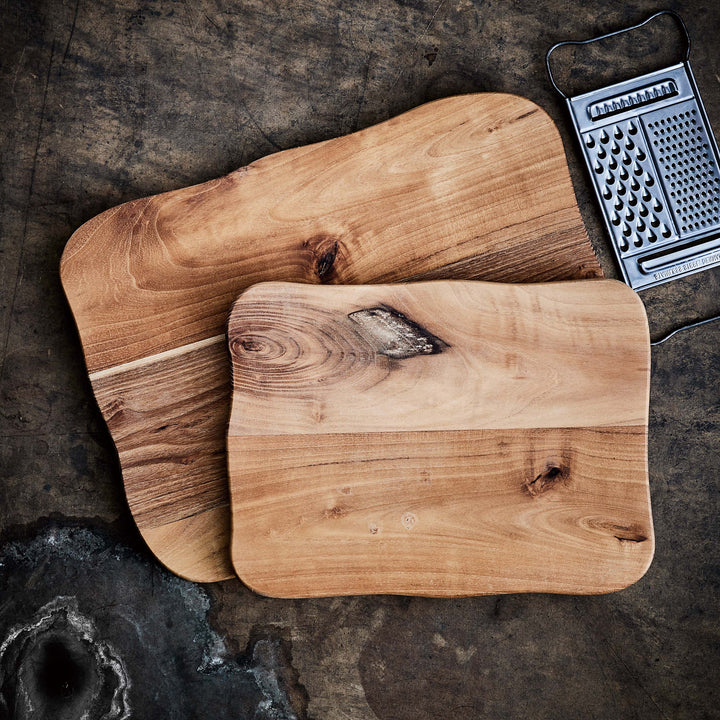 Raw Teak skeribretti 2stk 35x24 og 40x30