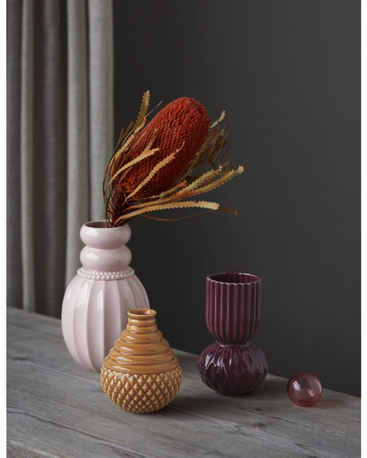 Dottir Samsurium Rufflebell vasi aubergine