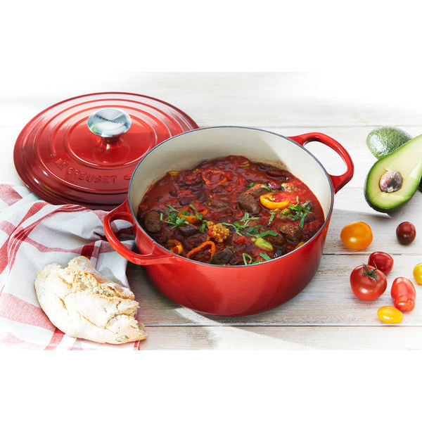 Le Creuset grýta stoypijarn 5,3L/26cm cerise