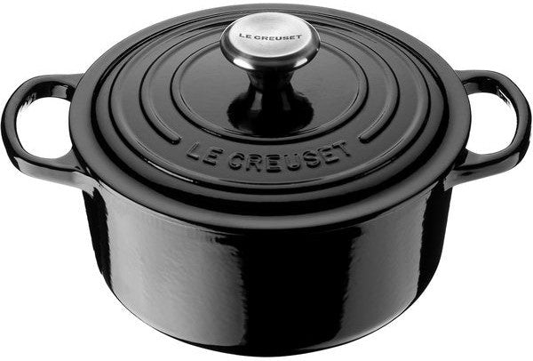 Le Creuset grýta stoypijarn 6,7L/28cm svørt