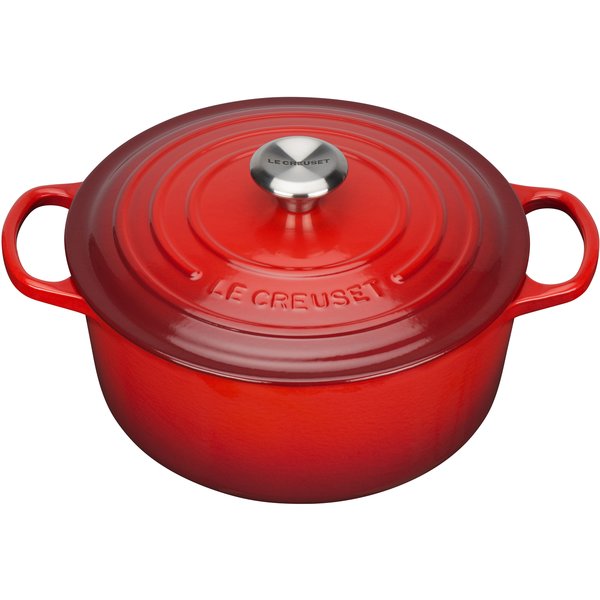 Le Creuset grýta stoypijarn 5,3L/26cm cerise