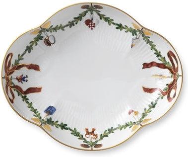 Royal Copenhagen Stjerne Riflet Jul fat 22 cm