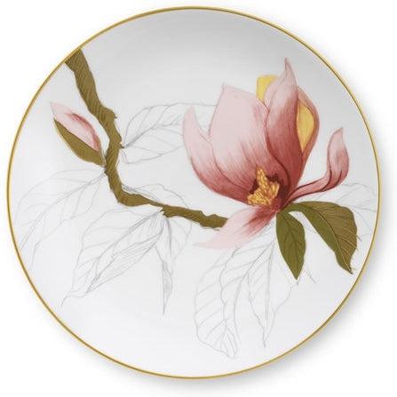 Royal Copenhagen Flora Magnolia tallerkur 19cm